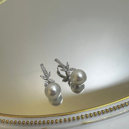 Aurora Blossom Pearl Earrings