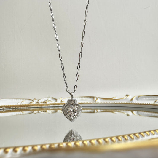 Timeless Love Silver Necklace