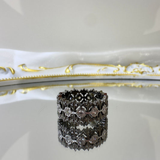 Moonshadow Floral Ring