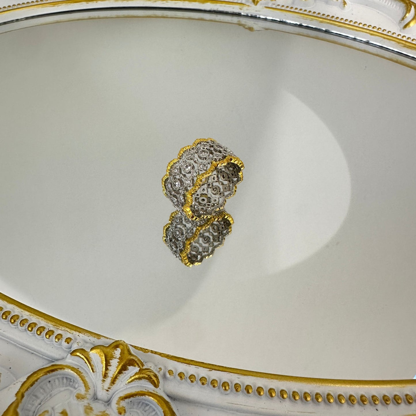 Renaissance Lace Band Ring