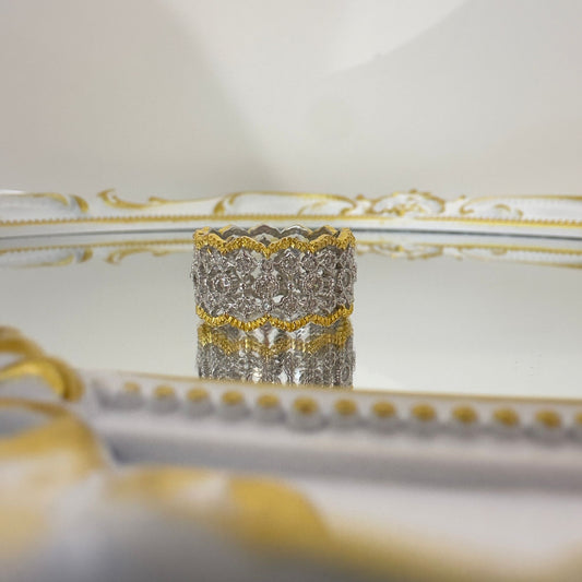 Renaissance Lace Band Ring