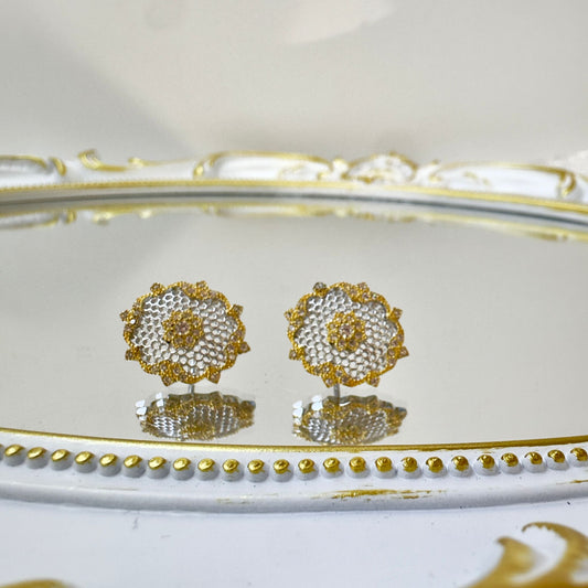 Bloom Mesh Stud Earring
