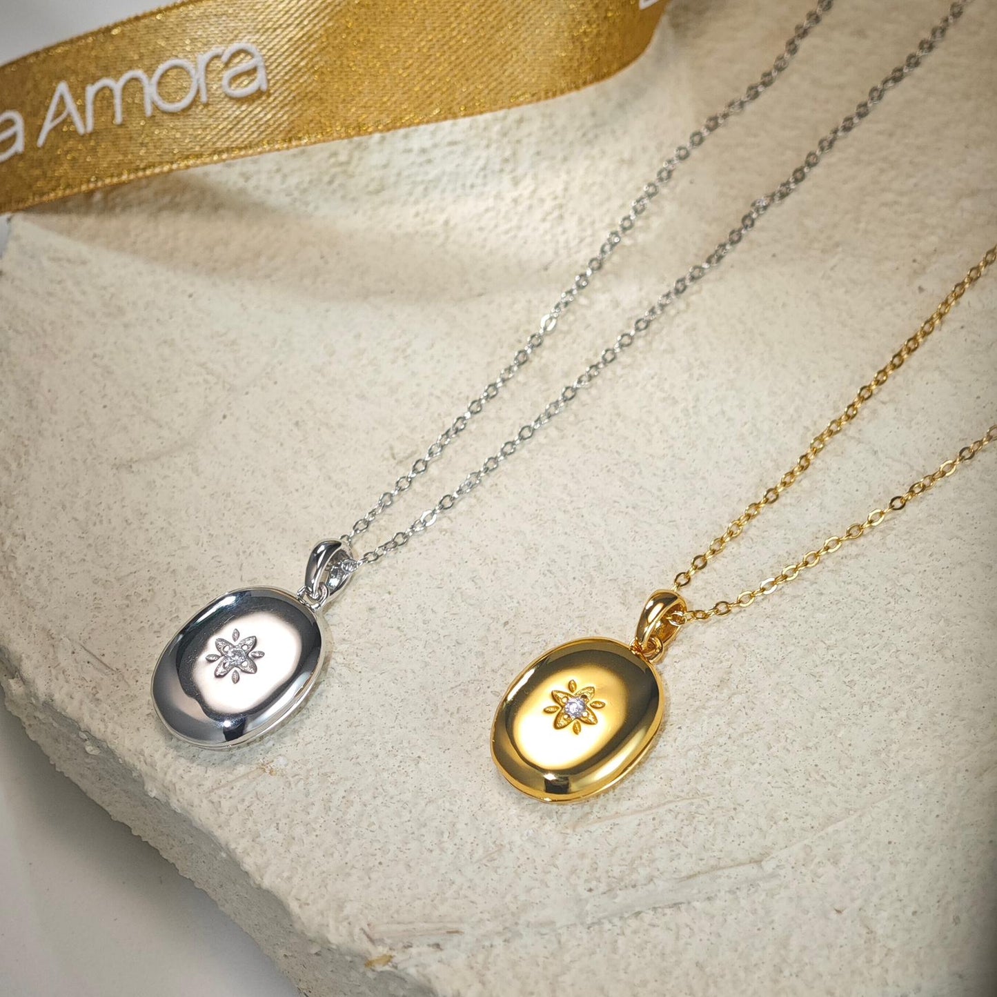 Oval Locket Necklace