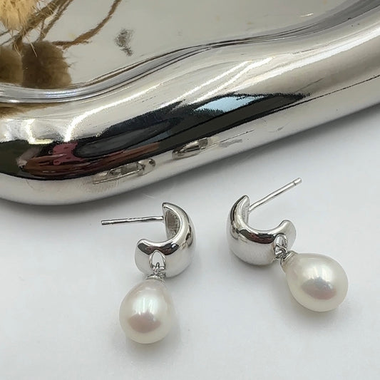 ARTE01 Pear Shape Baroque Pearls Earring