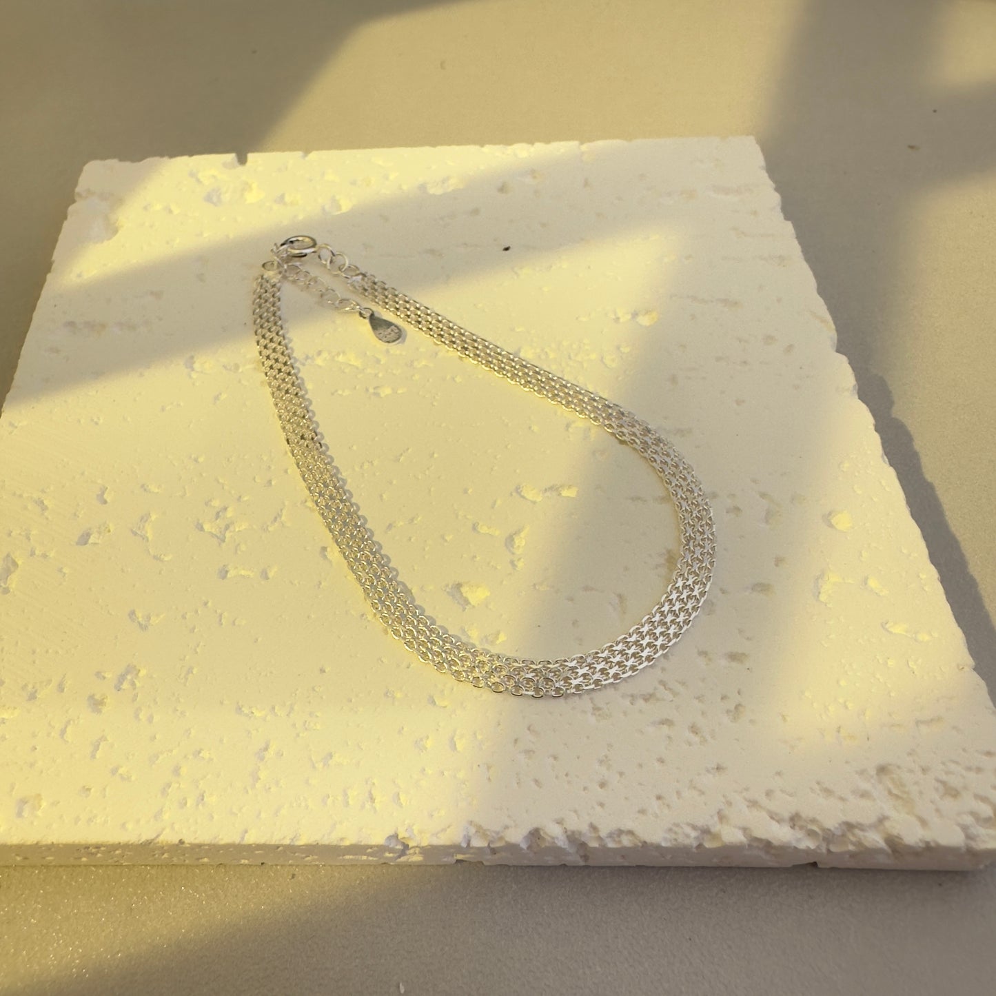 Flat Silver Bracelet