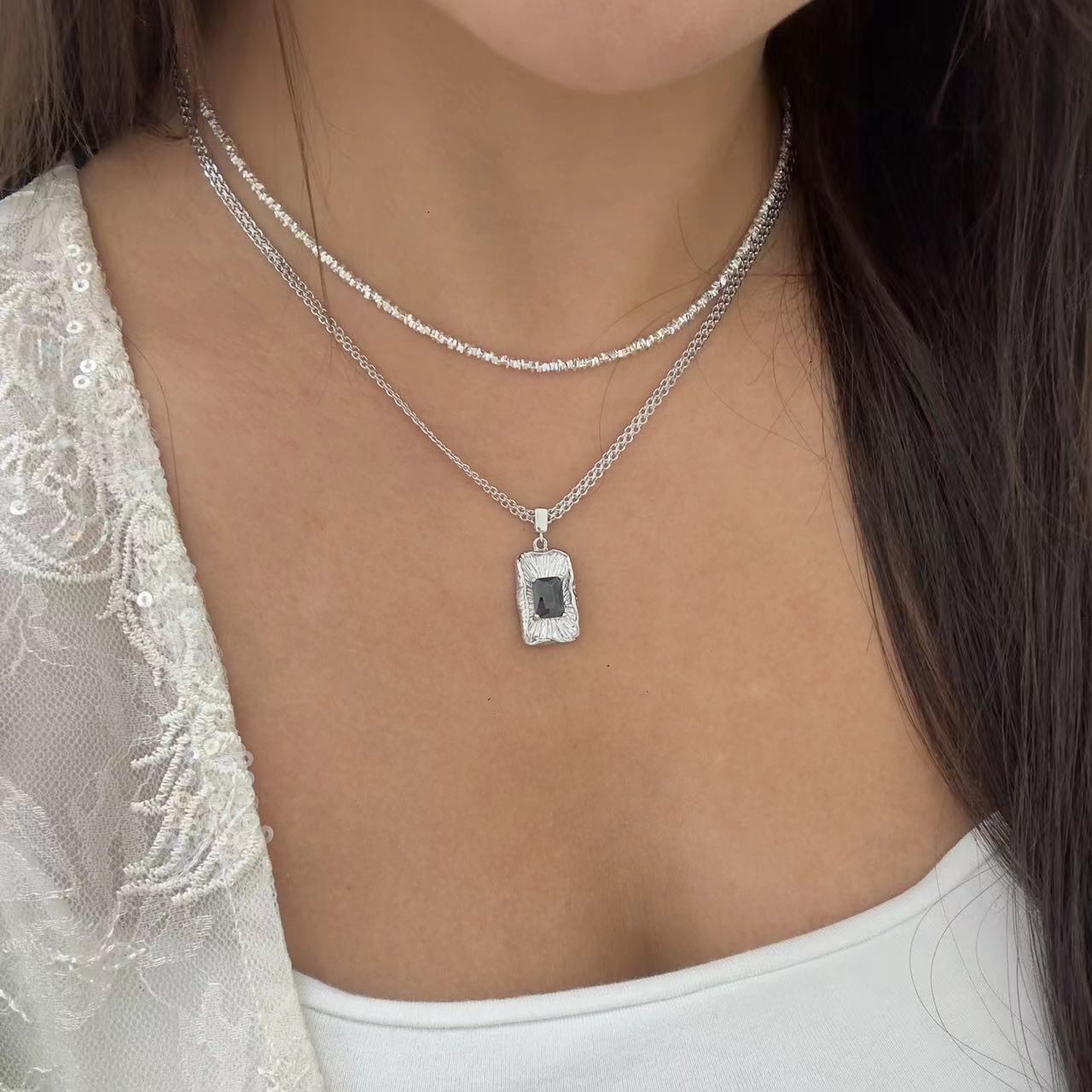 Simple Silver Necklace